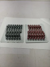 MD Sports CB054Y22006_V2 Foosball Lot Of 26 Red/Grey Men Player Replacement Only