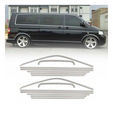 Fensterleisten Zierleisten für VW T5 2003-2015 Langer Schiebetür Edelstahl 14tlg