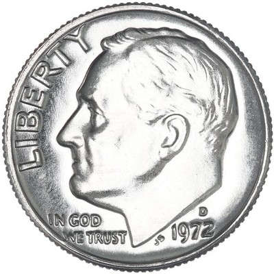 1972 D Roosevelt Dime Choice BU US Coin