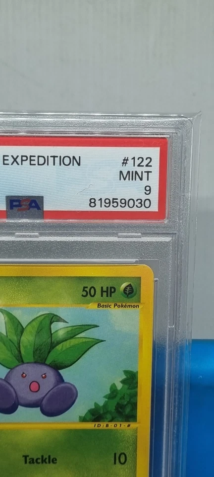 2002 Pokemon Expedition Oddish 122/165 PSA 9 Mint Vintage Wizard Of The Coast  - Image 4 of 4