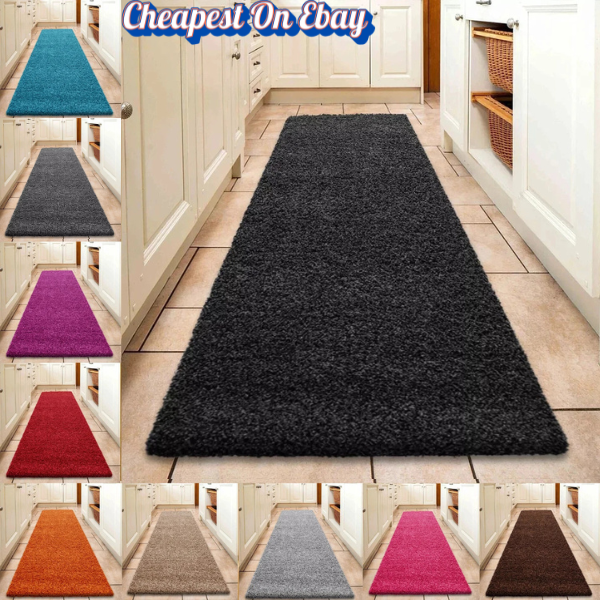 Non Slip Hall Runner Rug Long Hallway Runner Kitchen Carpet Door Mat Floor Mats*