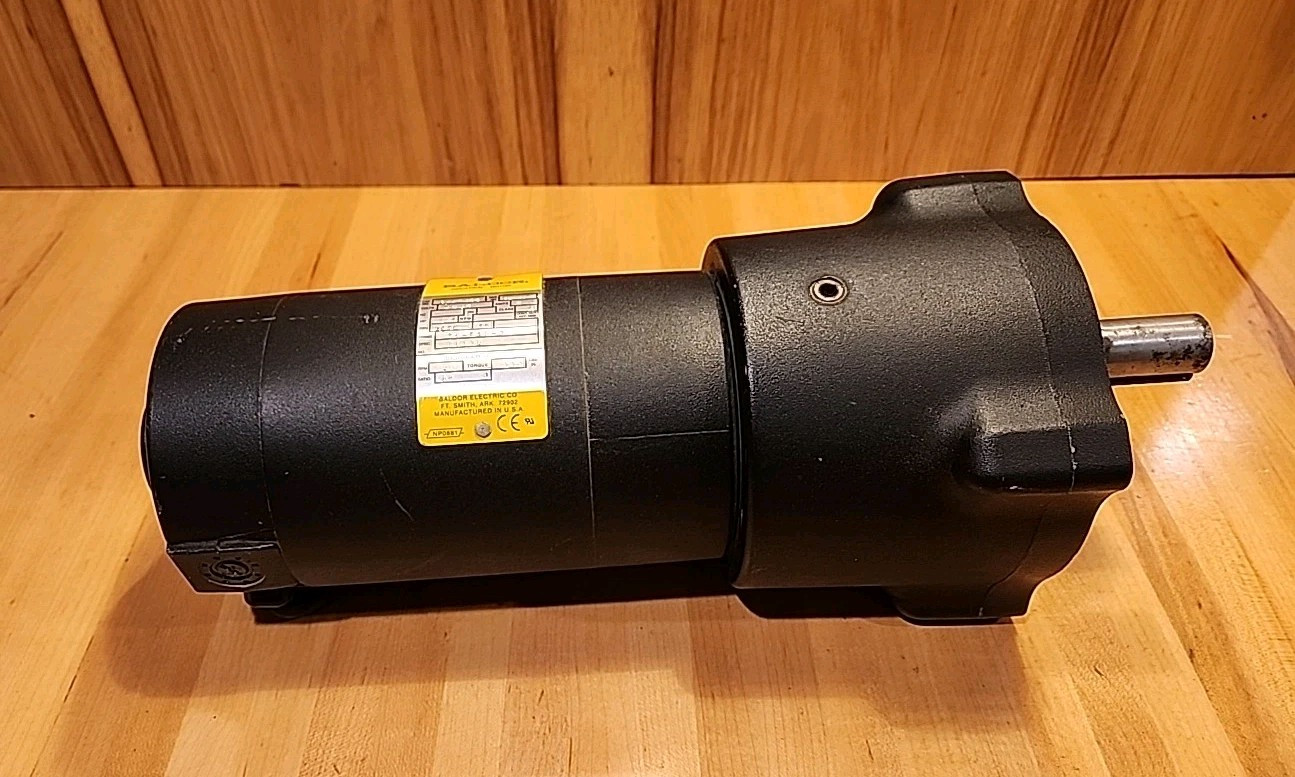 Baldor Gearmotor GPP7455 0.25HP 62RPM 90VDC 40:1 Ratio