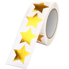Gold Star Stickers1 Inch Gold Star Stickers for Kids Reward Self Adhesive 500Pcs