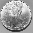 American Eagle 2008 Silver 1oz  Mint Issued Uncirculated Mint State 1 Dollar