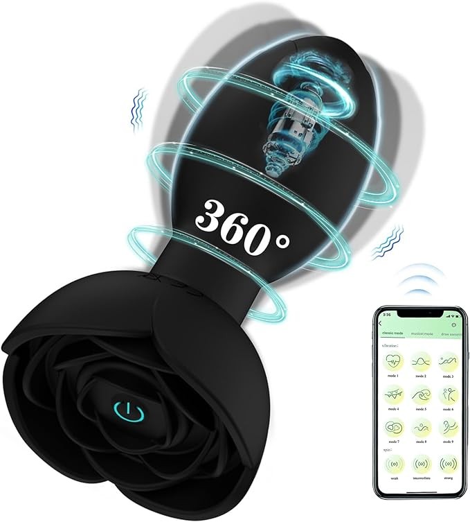 APP Analvibratoren Analplug Vibrator Rotation Prostata Stimulation Sexspielzeug