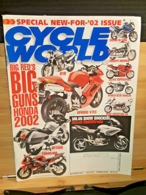 Cycle World Magazine December 2001 Login 40 Number 12