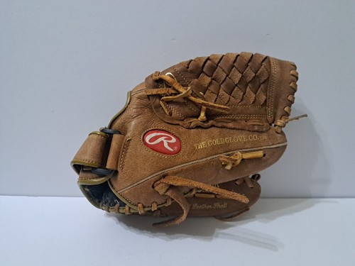 Rawlings PP120R Leder Baseball Handschuh RHT Rechtshand Throw Mitt 12" Gold Glove