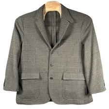 Polo Ralph Lauren Blazer Mens 48R Plaid Modern Fit Glen Twill Sport Coat Jacket