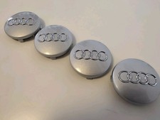 4x Original Audi A3 A4 A6 Nabendeckel 4B0601170 Nabenkappen Felgendeckel Wie Neu