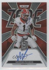 2022 Panini Chronicles Draft Picks 74/99 George Pickens #Z-GPI Auto o1u