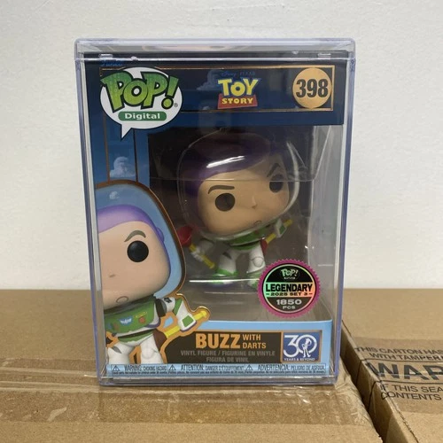 FUNKO POP DIGITAL 398 TOY STORY BUZZ WITH DARTS  1850 PCS
