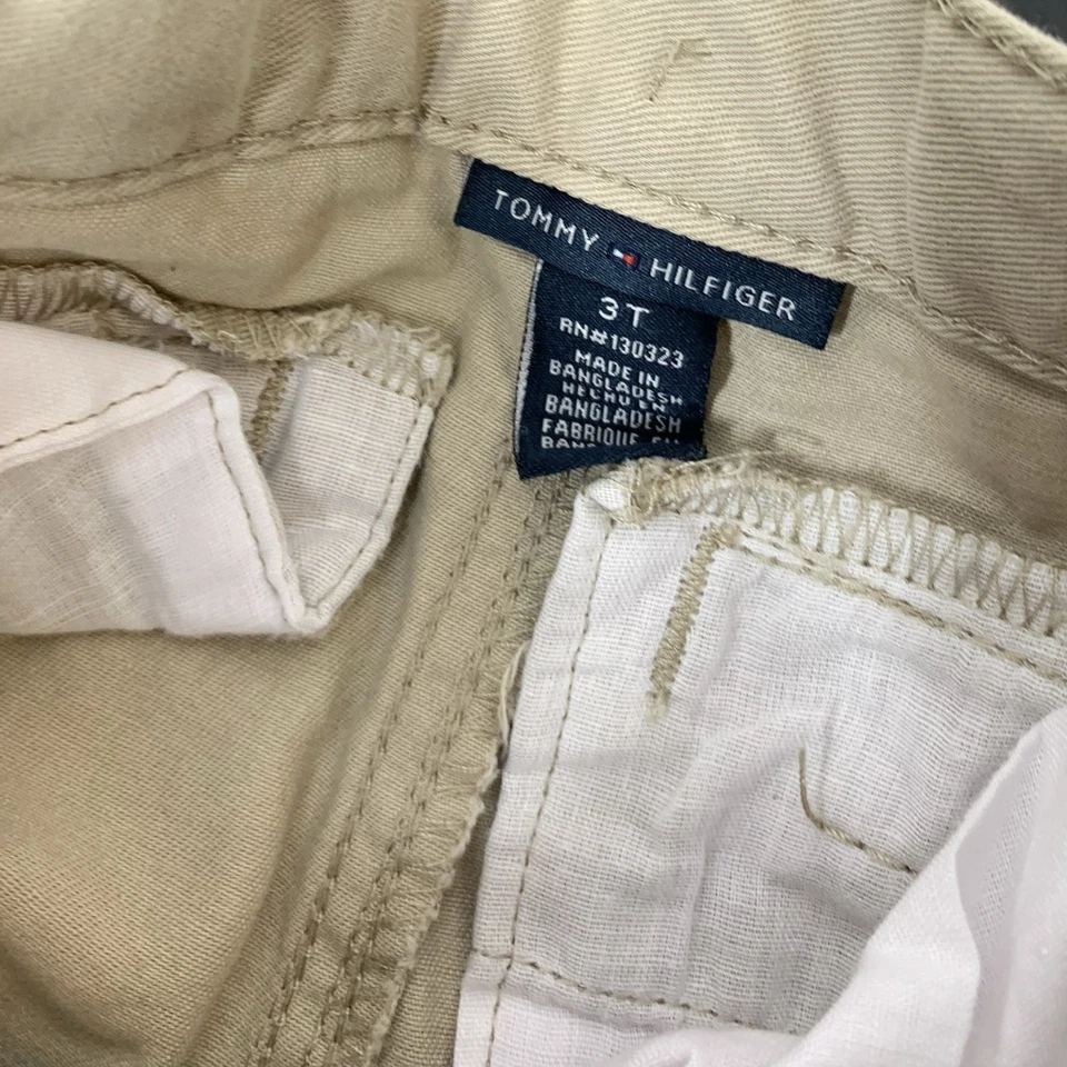 Shorts chino masculino Tommy Hilfiger cinza criança | menino tamanho 3T - Imagem 3 de 3