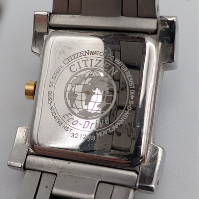Citizen Eco-Drive B023-S004136 Two Tone Black Dial Crystal  display picture 1