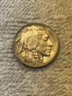 1938-D 5C Buffalo Nickel Coin Very Nice Au-free Shipping