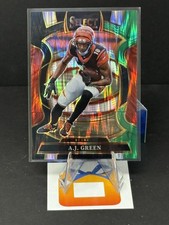 2025 Panini Select ﻿A.J. Green #99 Green and Yellow Prizm Shock Bengals