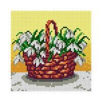 Snowdrops Tapestry Canvas Only By Orchidea