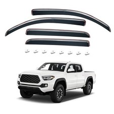 in-Channel Rain Guards Compatible with 2016-2023 Tacoma Double Cab In-Channel