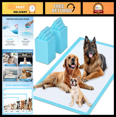Extra Large Puppy Pads 32''x40'' - 40 Count, Ultra Absorbent Disposable Pet Traini