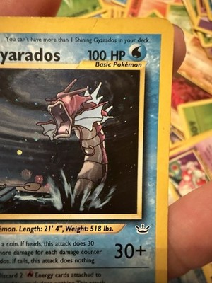 Pokémon TCG Shining Gyarados Neo Revelation 65/64 Secret Rare HOLO