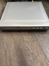 GPX Silver DVD CD Player No Remote Model D1816- Untested- Power Cords Included