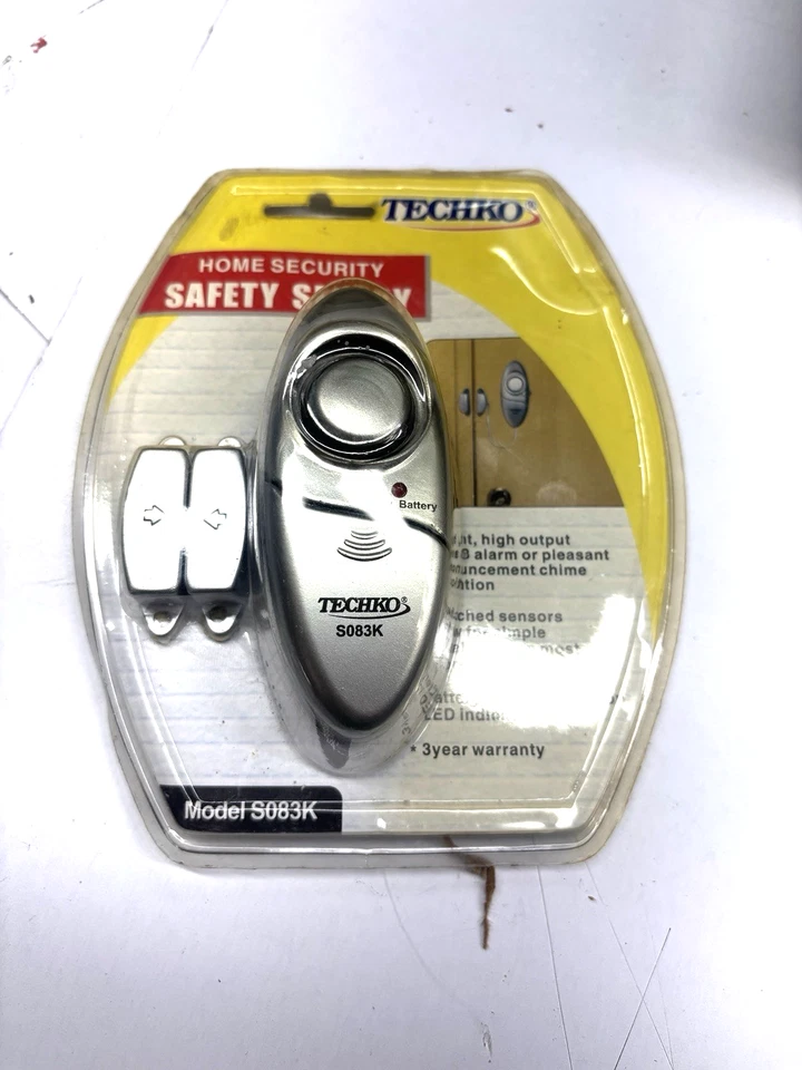 VTG TechKo S083K Home Security Door Window Entry 120db Alarm ~ NOS - Apartment - Image 2 of 4
