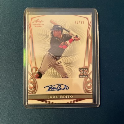 2023 Leaf Trinity - Juan Brito #BA-JB1 Bronze /99 (AU, RC)
