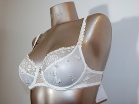 Aubade Paris Sample Joyau Eternel Beugel Off-White Lingerie Set with Jewel 34B S