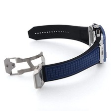 HUBLOT Unico Square Bangs in Titanium and Blue Ceramic 821.NL.5170.RX second... 5