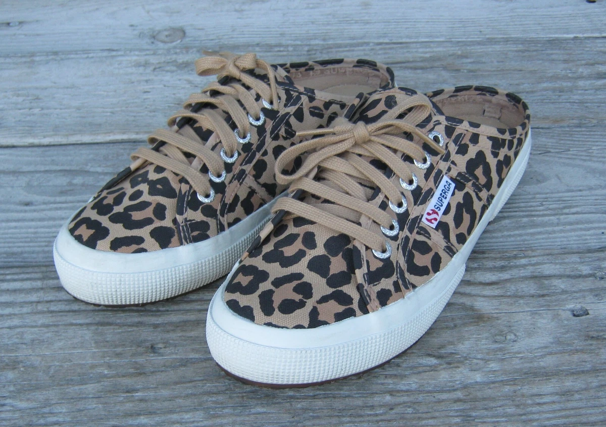 Superga shop shoes leopard