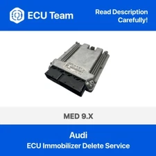 AUDI ECU ECM PCM Immobilizer Delete Service ME9.1 ME9.1.1  Immo Off Plug & Play