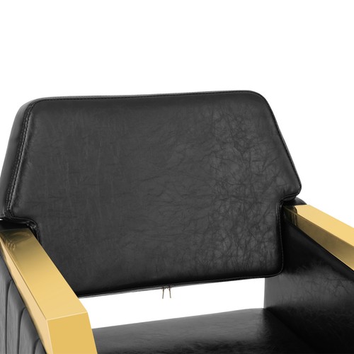 Artist hand Black+Gold 360°Hydraulic Barber Chair HeavyDuty Salon Beauty Styling - Picture 6 of 19