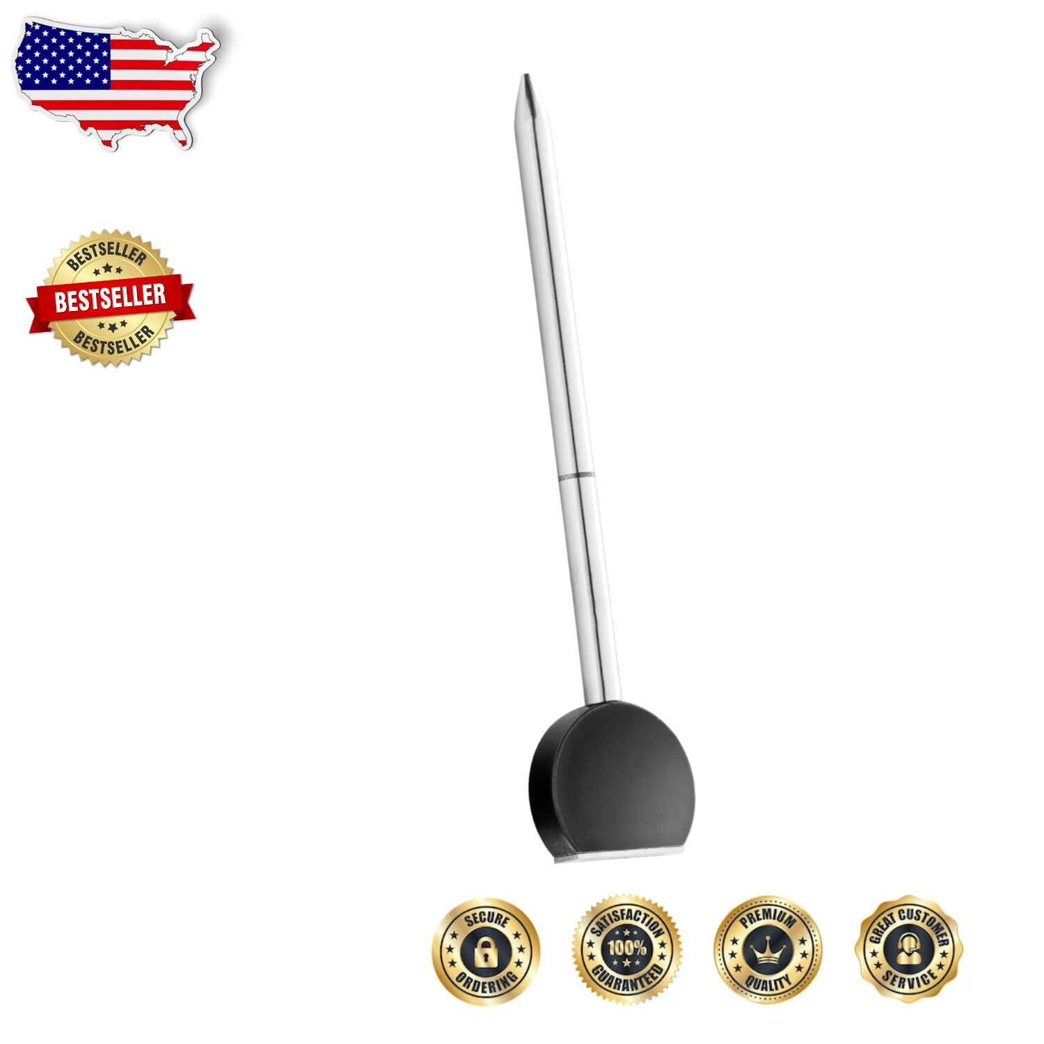 Stainless Steel Digital Meat Thermometer Probe Replacement for ProTemp Plus-image