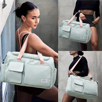 Small Gym Bag for Women Waterproof Duffle Bag Carry On