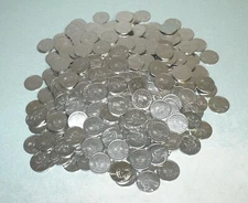 400 $1 DOLLAR SIZE STAINLESS SLOT MACHINE TOKENS - NEWLY MINTED - HIGH QUALITY