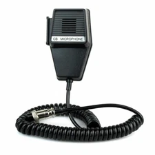 Workman CM4 Superstar 4-Pin Dynamic Coffin Style CB Radio Microphone Hand Mic