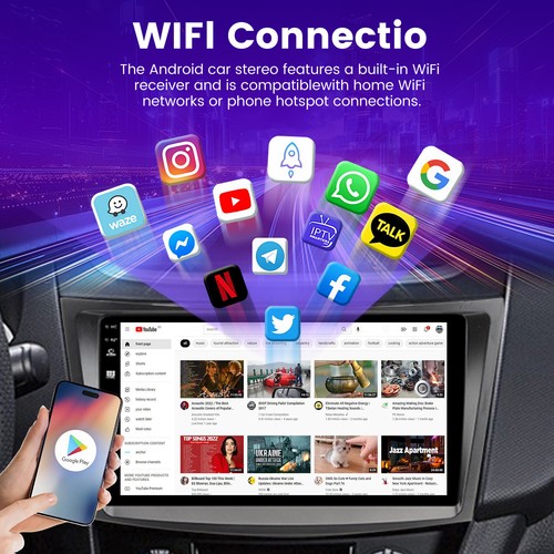 Autoradio Android 14 Per Suzuki Swift 4 2011-17 CarPlay DSP Navigation✅2GB+32GB✅ - Foto 7 di 17