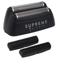 Supreme Trimmer Replacement Foil & Cutter for Crunch STF602 | SB63 Black/Silver
