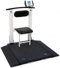NEW Detecto 6570 Portable Electronic Handrail Seat Wheelchair Weigh Scale