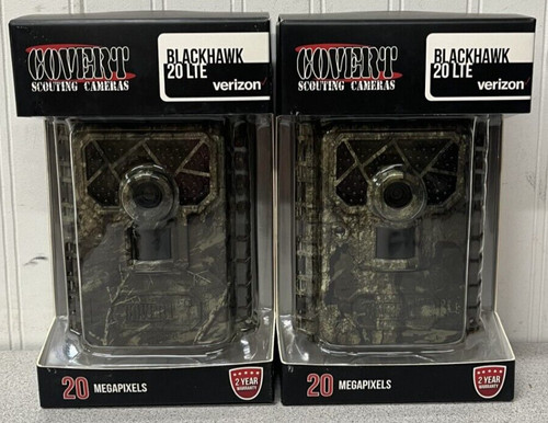 2 pack of COVERT Blackhawk 20 LTE Trail Camera CC5724