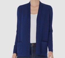 Jones New York Women's Blue Icon Cardigan Sweater Size S