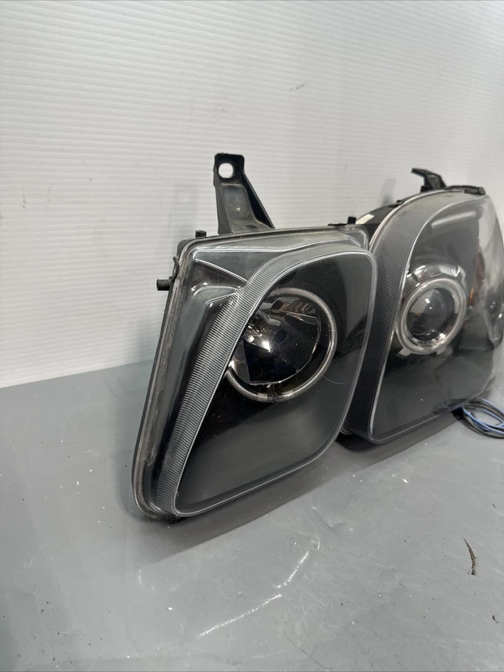 Proyector de faros del lado del conductor izquierdo Lexus LX470 1998 2007 recambio doble LED Foto 2 de 4