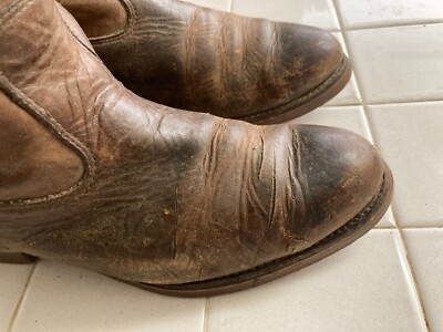 Wolverine Vintage Brown Leather Trucker Chore Boots 8.5 D  display picture 3