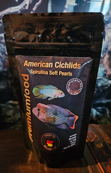 Discusfood American Cichlids Spirulina Soft Pearls 80G Granulat FüR Cichliden-image