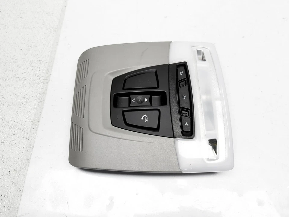 2012-2015 Bmw 335I Front Roof Map Dome Light Lamp Console - Grey 61319321472 - Image 4 of 4