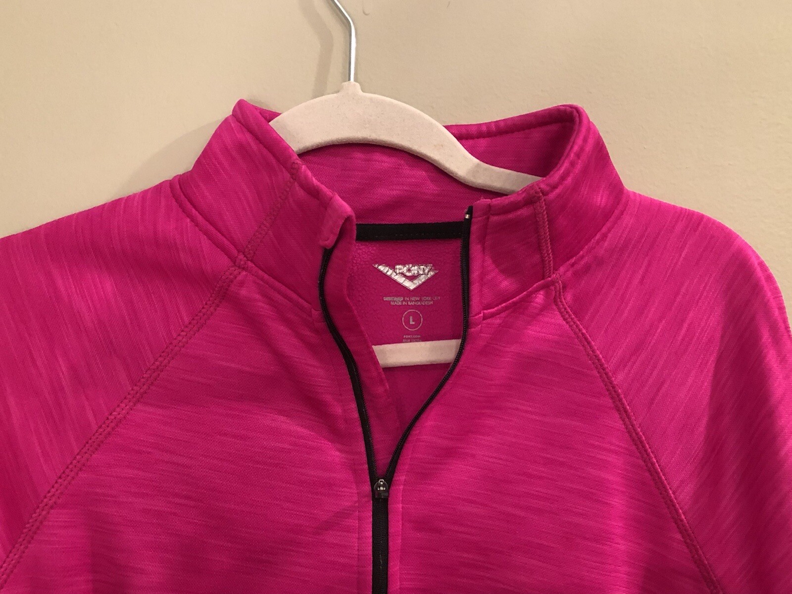 Felpa Donna Fushia Rosa Pony Giacca Large L Pile