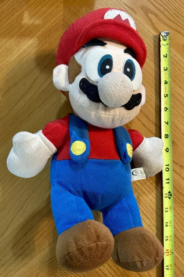 Vintage BD&A Super Mario 64 Talking Plush Nintendo Collectables N64 ...