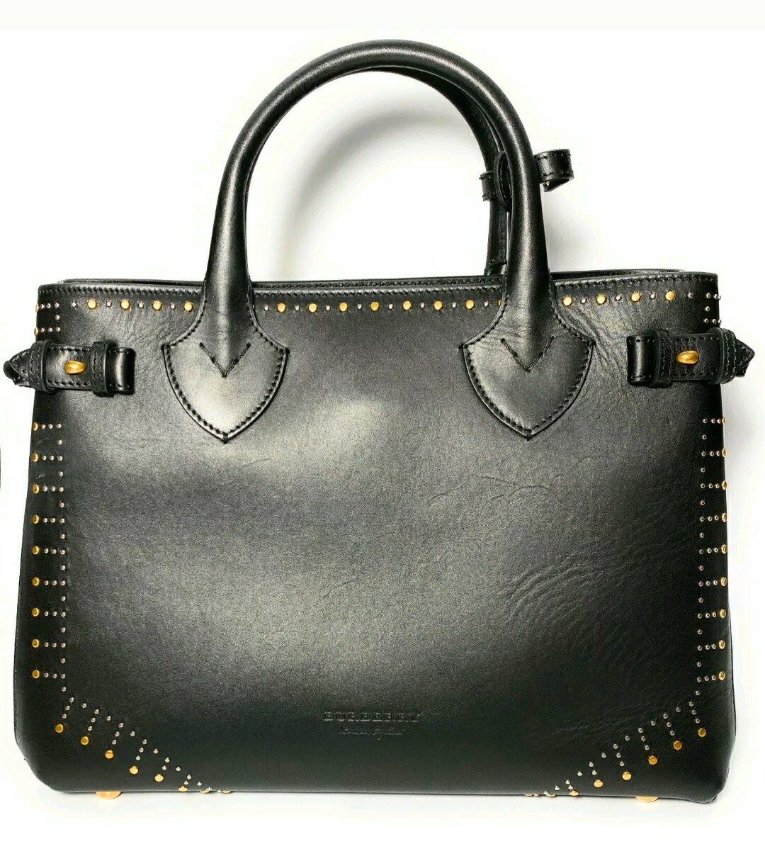 Medium Black And Brown Burberry Banner Tote Bag For Sale Online Ebay