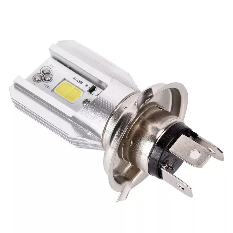 Super Hell Headlight Bulb LED Motorcycle 1x H4 BA20D DC 6V-14V 12W - Image 4 of 4