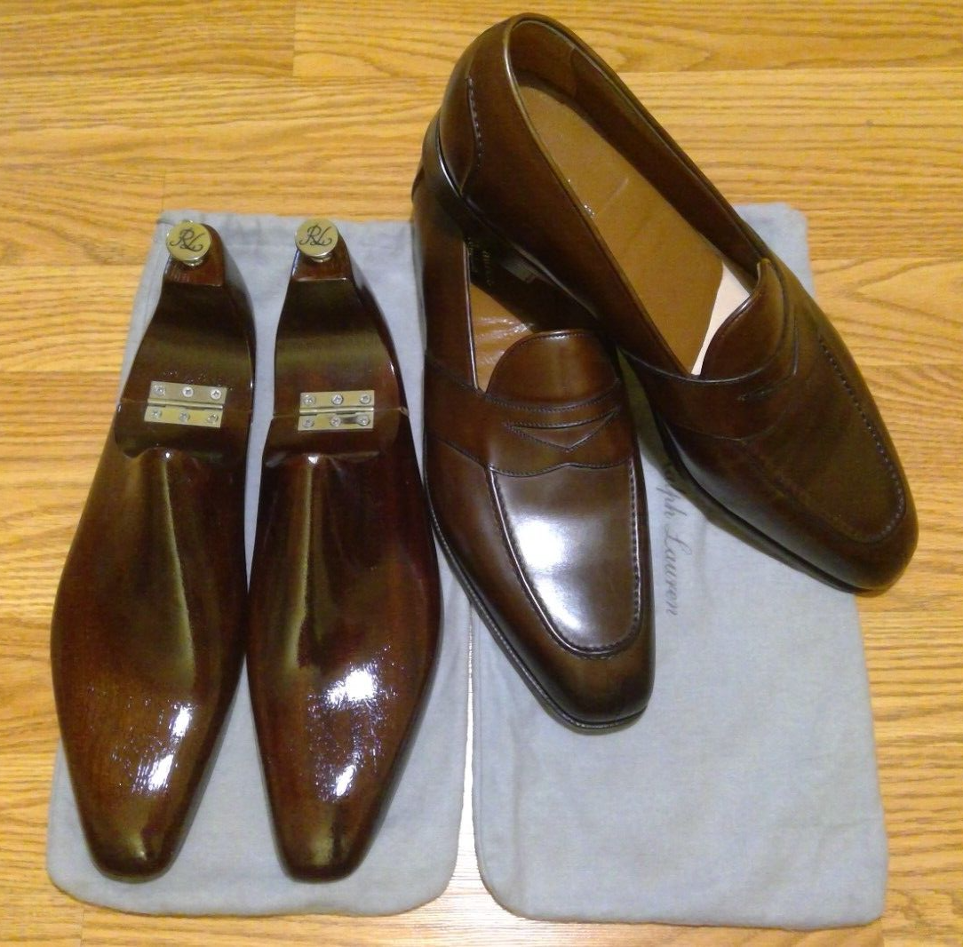 EDWARD GREEN RALPH LAUREN MTO 101 LAST DARK BROWN PATINA EDWARD GREEN RALPH LAUREN MTO 101 LAST DARK BROWN PATINA