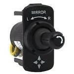 Carling Technologies LMR-01-1 Mirror Rotate Control - Black - Bracket:  Mirro...